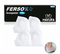 FERSOX Coussinets de talon Coussinet de talon Protection de talon Chaussettes de talon en silicone Pads Chaussettes [2paires]