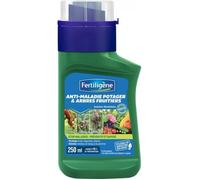 FFERTILIGENE FMAPO25 -Anti-Maladies Potager & Arbres Fruitiers 250 ml -A base de cuivre liquide -Prévient et soigne les maladies sur fruits et légumes -Anti mildiou-A diluer jusqu’à 96L de préparation