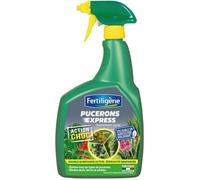 FERTILIGENE FPUC700 - Pulvérisateur Insecticide Pucerons Express Prêt à l'Emploi 700 ml - A base huile de colza et pyrètre (extrait de chrysanthème) - Pour pucerons, araignées rouges, cicadelles - 7m²