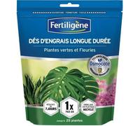 FERTILIGeNE - Dés d'engrais longue durée Osmocote max Plantes vertes et fleuries 25 dés