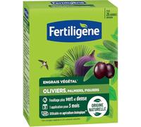 FERTILIGENE Engrais 5-2,5-4+2MgO+zeolite Oliviers Palmiers Figuiers 650 g | Nutrition jusqu’à 3 mois pour accompagner la croissance des oliviers, palmiers et figuiers.
