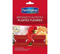 Fertiligène – Engrais bâtonnets plantes fleuries FBPF – Oligo-éléments, 8 sem. – 40 bâtonnets