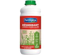 FERTILIGENE FDESF75 - Désherbant Polyvalent Jardins, Cours, Allées 750 ml - Détruit rapidement les mauvaises herbes - Effets visibles en 1h - Origine naturelle- 750 ml pour 45m² - Fabriqué en France
