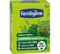 FERTILIGENE FEGCOB650 - Engrais Végétal Conifères, Bambous et Buis 650 g - Un feuillage plus vert et dense - Seulement 1 application en 3 mois - Jusqu'à 26 arbres - Produit 100% naturel avec zéolite