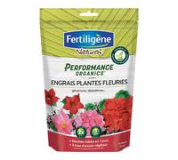 FERTILIGENE NATUREN POEFLE7 - Engrais Granulés Performance Organics Plantes Fleuries, Géraniums, Dipladénias UAB 700 g -Résultats dès 1 semaine -Avec extraits végétaux enrichi en guano marin -Pour 9m²