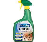 FERTILIGENE FF80N - Pulvérisateur Anti-Fourmis Prêt à l'Emploi 800 ml - Elimine radicalement les fourmis noires - Protection jusqu'à 6 semaines, pour intérieurs et extérieurs - Fabriqué en France