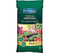 FERTILIGENE FH40N Terreau Horticole 40L - Stimule la Croissance et nourrit progressivement - Riche en Engrais et fumier - Frabriqué en France