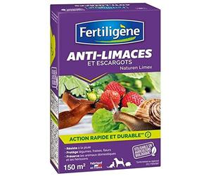 Fertiligène FLIMEX45 Anti limace et Escargots Granules d'origine Naturelle | 450 GR | 150 m traités | Action Rapide et Durable | Prêt à l'emploi | Utilisable en Agriculture Biologique