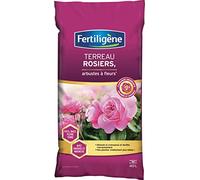 FERTILIGENE FR40M - Terreau Rosiers, Arbustes à Fleurs 40 L - Stimule Croissance et facilite l'enracinement - Plantes visiblement Plus Belles et Floraison abondante - Enrichie en Engrais et magnésie