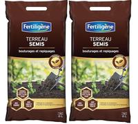 FERTILIGENE FSEM6PN - Terreau pour Semis, Bouturages et Repiquages UAB 6 L - Facilite Le bouturage et Le repiquage - Favorise la levée - Enrichie en Engrais, Sable et Perlite - Fabriqué en France