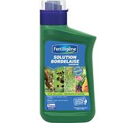 FERTILIGENE FSOBOR1 - Solution Bordelaise Liquide Concentrée 1 L - A base de cuivre liquide - Prévient et soigne les maladies sur potager, fruits et légumes -Anti mildiou- Jusqu’à 400 L de préparation
