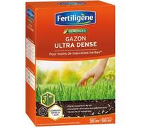 FERTILIGENE DENS35 - Semences Gazon Ultra Dense 875 g - Premières pousses en 1 semaine - Limite les mauvaises herbes - Rendu fin et esthétique - Excellente résistance aux piétinements - Pour 35 m²