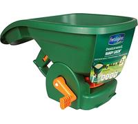 Fertiligène HANDYN - Epandeur à Main Handy Green - Epandeur 3 en 1, Engrais, semences et sel de déneigement - Capacité réservoir 1,2 à 2,3 kg - Petites et Moyennes Surfaces - en matériaux recyclables