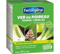 FERTILIGENE- Insecticide Ver du Poireau, Teignes et Chenilles 20 g - Action rapide - 8 Sachets unidoses de 2,5 g