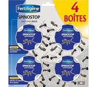 FERTILIGENE KB HOME DEFENSE Boîtes Appâts Anti-Fourmis - Destruction Radicale de la Fourmilière - Action Larves et Adultes - Usage Intérieur et Extérieur - Lot de 2