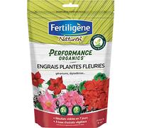 FERTILIGENE NATUREN - Engrais granulés Performance Organics Plantes Fleuries, Géraniums, Dipladénias 700 g - Résultats dès 1 semaine - Extraits végétaux et guano marin - Pour 9 m²