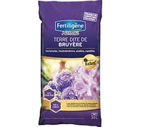 FERTILIGENE NATUREN FBR20 - Terre Dite de Bruyère UAB 20 L - Meilleur enracinement des plantes -Nourrit en continu pour une floraison plus abondante -Enrichie en fibres de miscanthus - Prêt à l'emploi
