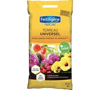 FERTILIGENE NATUREN FUNI6P - Terreau Universel Plantes Intérieur et Extérieur UAB 6 L -Accroît les récoltes-Favorise la floraison et l'enracinement -Terreau avec engrais organique - Fabriqué en France