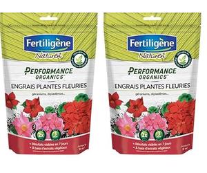 FERTILIGENE NATUREN POEFLE7 - Engrais Granulés Performance Organics Plantes Fleuries, Géraniums, Dipladénias UAB 700 g -Résultats dès 1 semaine -Avec extraits végétaux enrichi en guano marin -Pour 9m²
