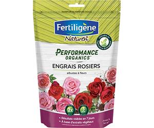 Fertiligène NATUREN POEROS7 - Engrais Granulés Performance Organics Rosiers, Arbustes à Fleurs UAB 700 g - Résultats dès 1 Semaine - A Base d'extraits de végétaux enrichi en Guano Marin - pour 14m²