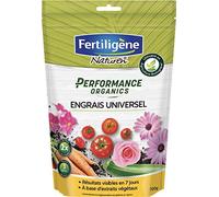 Fertiligène NATUREN POEUN7 - Engrais Performance Organics Universel UAB 700 g - Résultats dès 1 Semaine - Plantes ornementales et potagères - avec extraits végétaux enrichi en Guano Marin - pour 28m²