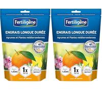 FERTILIGENE OSAGRUN - Engrais Granulés Longue Durée Osmocote Max Agrumes et Plantes Méditerranéennes 700 g - Pratique, 1 seule application par an - Résultats dès 1 semaine - 700 g pour 35 plantes