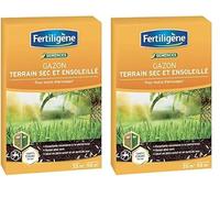 FERTILIGENE SEC35 - Semences Gazon Terrain Sec 875 g - Pour moins d'arrosages et un gazon plus vert - Excellence résistance à la sécheresse - Idéal terrains en plein soleil ou bord de mer -Pour 35m²