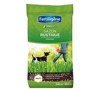 FERTILIGENE RUST340 - Semences Gazon Rustique Universel 8,5 kg - Premières pousses en 1 semaine - Résiste aux piétinements - Pour tous types terrains - Pour 340m² de création et 560m² de regarnissage