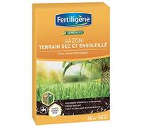 FERTILIGÈNE Semences Gazon Terrain Sec & Ensoleillé 875g - Haute Résistance Sécheresse & Chaleur - Moins d'Arrosage - Pour 35 m²