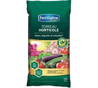 Fertiligène Terreau horticole FH40N – Riche en engrais et fumier – Fabriqué en France – 40 L