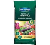 Fertiligène Terreau horticole FH40N – Riche en engrais et fumier – Fabriqué en France – 40 L
