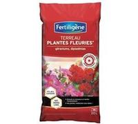 FERTILIGENE - Terreau plantes fleuries, géraniums, dipladénias 20l G