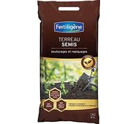 FERTILIGÈNE Terreau Semis, Bouturage & Repiquage - Enrichi en Sable et Perlite - Favorise la Levée & l'Enracinement - Sac 6L (Plastique Recyclé)