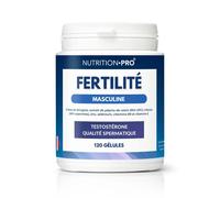 Fertilité Masculine 120 Gélules Soutien Naturel Hormonal (Zinc, Sélénium, Plantes Adaptogènes)