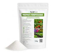 FertilTech Phosphate Monopotassique MKP 1.5 kg | Engrais Phospho Potassique Hydrosoluble, Sans Azote, Soluble pour Arrosage, Fertigation, Jardin, Potager, Fleurs et Fruitiers