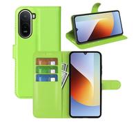 Fertuo Coque Antichoc en Cuir avec Porte Carte pour Vivo V70 5G, Vert
