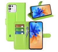 Fertuo Coque pour Blackview A55 Pro, Antichoc Portefeuille Étui Housse en Cuir à Rabat Flip Cover Case avec Silicone Bumper, Porte Carte, Béquille, Boucle Magnétique pour Blackview A55 Pro, Vert