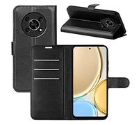 Fertuo Coque pour Honor Magic 4 Lite 5G, Antichoc Portefeuille Étui Housse en Cuir à Rabat Flip Cover Case avec Silicone Bumper, Porte Carte, Boucle Magnétique pour Honor Magic 4 Lite 5G, Noir