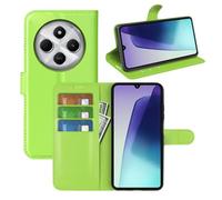 Fertuo Coque pour Xiaomi Redmi 14C / POCO C75, Antichoc Portefeuille Étui Housse en Cuir à Rabat Flip Cover Case avec Silicone Bumper, Porte Carte, Béquille, Boucle Magnétique pour POCO C75, Vert