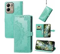 Fertuo Coque pour Xiaomi Redmi 17 4G / 5G, Portefeuille en Cuir, Vert