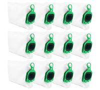 Fervalyna Lot de 12 Sac Aspirateur Compatible avec Vorwerk Kobold VB100 FP100, Sacs de Rechange pour Aspirateurs, Sacs à Poussière de Rechange, pour Vorwerk Kobold d'Aspirateur