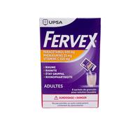 Fervex Granulés En Sachets 8 Doses Paracétamol, Phéniramine, Vitamine C