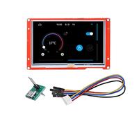 Ferwooh Nextion Display NX8048P050-011C Écran tactile capacitif intelligent 5" 800 x 480 mm Écran LCD TFT HMI Module d'affichage prend en charge l'audio et la vidéo