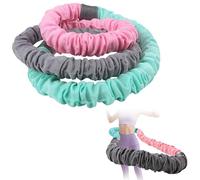 Fesatccoz Hula Hoop Fitness Cerceau Fitness Pliable 1,5 kg, Cerceau Hula Hoop pour Brûler Les Graisses pour Adulte