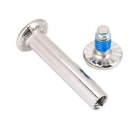 Fesjoy 10 Axes de Roue de Patin, 31 Mm pour Roue Avant, 36 Mm pour Arrière et Frein, Fer Haute qualité, Installation Facile, 10 Vis Rechange Patins en Ligne, Matér (Longueur intérieure 31mm)