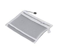 Fesjoy A5 Nylon Zipper Pouch, Double Mesh Structure (White) | Rangement pratique, conception légère, organisation du bureau, petits objets, accessoires de voyage