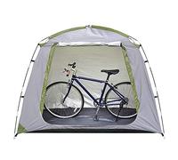 Fesjoy Abri de Rangement Extérieur étanche pour Vélo, Tente de Vélo Peu Encombrante, Abri en Polyester Enduit D'argent pour Deux Adultes, Protection UV Réutilisable 78,7" X 39,4" X 74,8" Housse