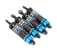 Fesjoy Amortisseurs RC de qualité Supérieure de 75 Mm, Ensemble D'amortisseurs en Alliage D'aluminium pour Voitures RC à L'échelle 1/10, Construction Légère, 4 Pièces Complètes D'amortisseurs, pour