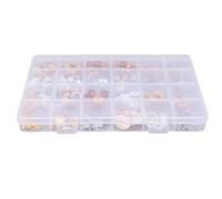 Fesjoy Anneaux pour Dreadlocks, Coffret de 140 Perles Polyvalentes | Différents modèles, Parfait pour les coiffures, Métal de haute qualité, Idéal pour des créations uniques, Facile à