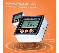 Fesjoy Boîte Biseautée en Alliage D'aluminium, Rapporteur électronique pour la Mesure Relative/absolue dans le Bâtiment et la Construction